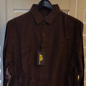 NWT Hart Shaffner Marx Men's long sleeve button down shirt